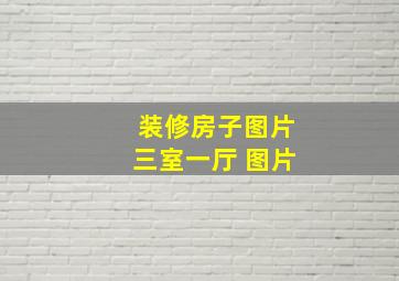 装修房子图片三室一厅 图片